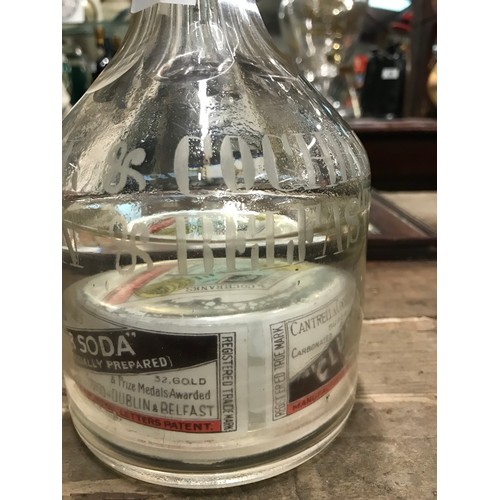 462A - Extremely rare Cantrell & Cochrane Dulin & Belfast soda water decanter.