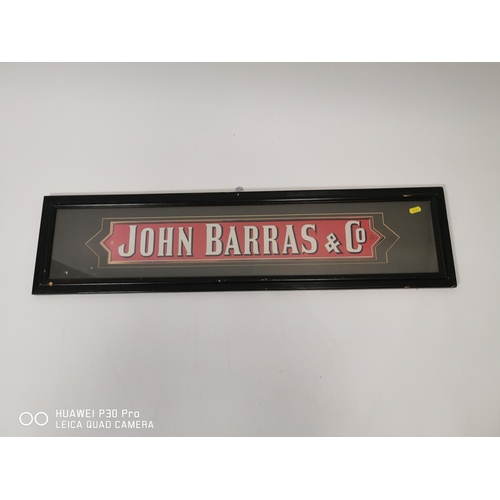 164 - John Barras & Co. advertising print {23 cm H x 91 cm W}.