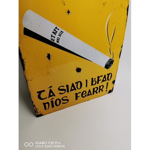 173 - Rare Afton Is Fearr Liom Tá siad I bfad nios fearr! enamel advertising sign. { 92cm H X 61cm W }.