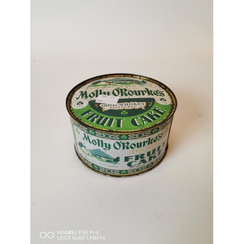 1980's unopened tin of Molly O'Rourke's Fruit Cake - Irish Whiskey ...