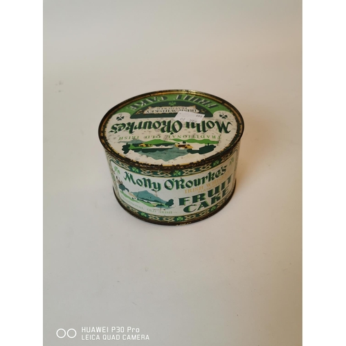 1980's unopened tin of Molly O'Rourke's Fruit Cake - Irish Whiskey ...