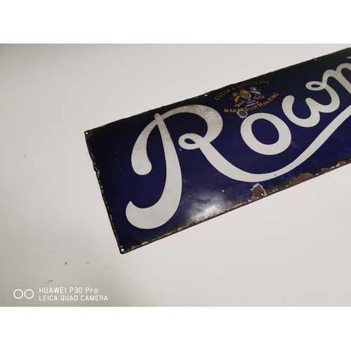 363 - Rare Rowntree's Pastilles Cocoa & Chocolate Makers to H M The King enamel advertising sign. { 38cm H... 