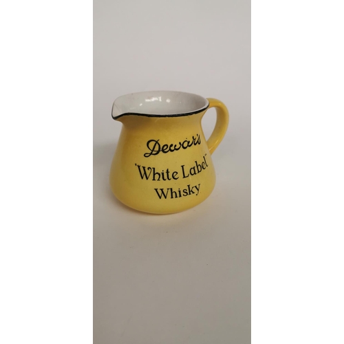 89 - Dewar's White Label Whisky advertising water jug. { 9cm H }.