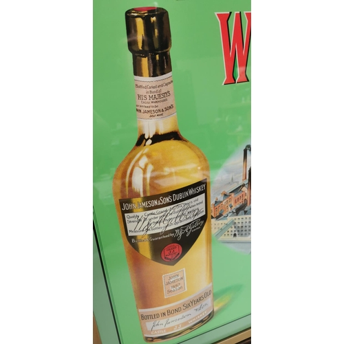 97 - John Jameson & Son's Whiskey Six Years Old advertising print. { 79cm H X 64cm W }.