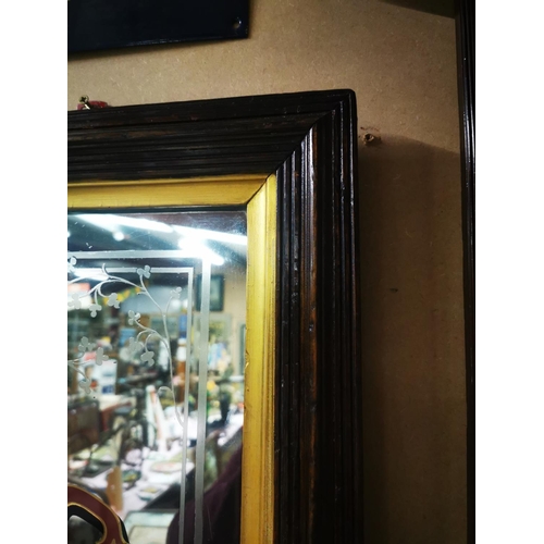 1005 - Rare Kirker Greer & Co. Cream of Old Irish Whisky Belfast advertising mirror {86 cm H x 117 cm W}.