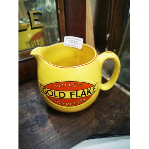 1013 - Will's Gold Flake advertising jug {11 cm H}.