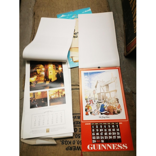 1122 - Three Guinness advertising calendars - 1976, 1982 and 1997.