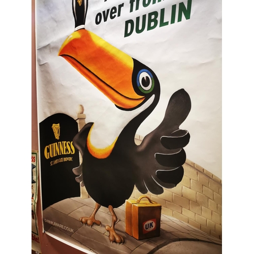 1268 - Guinness Now Coming Over From Dublin advertising poster {179 cm H x 121 cm W}.