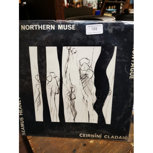 189 - The Northern Muse vinyl LP - Seamus Heaney & John Montague   - Ceirnini Cladaig.