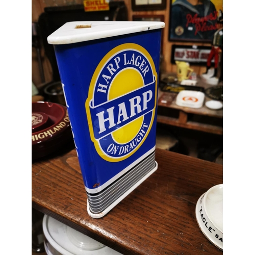 217 - Harp Lager counter light. { 23cm H X 15cm L }