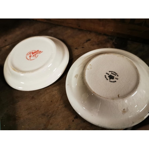 262 - Two Double Diamond ceramic ashtrays