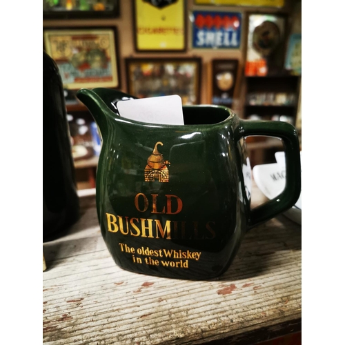 362 - Old Bushmill's Irish Whiskey Wade ceramic water jug { 12cm H }