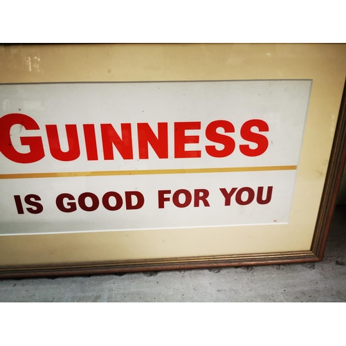 530 - Guinness Is Good For you advertising print {34 cm H x 69 cm W}.