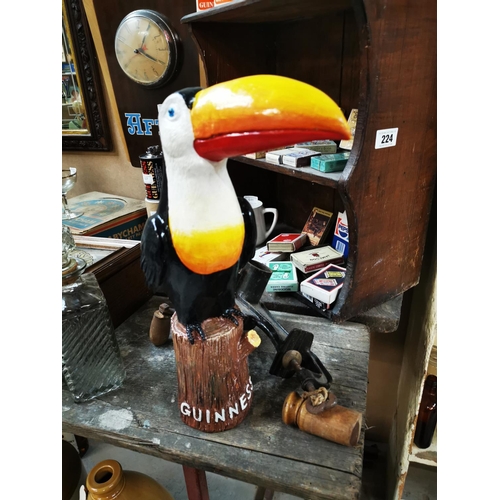 568 - Guinness Toucan advertising figure {41 cm H}.