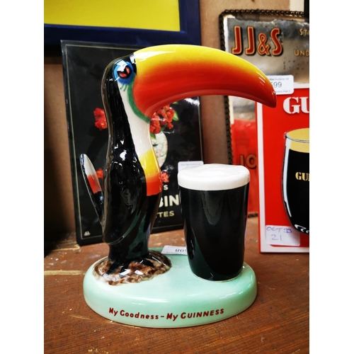 598 - My Goodness My Guinness ceramic Toucan advertising figure {21 cm H}.