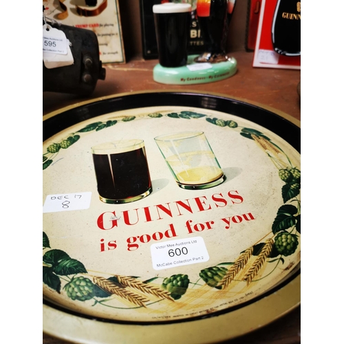 600 - Guinness is Good for You advertising drinks tray {32 cm Dia.}