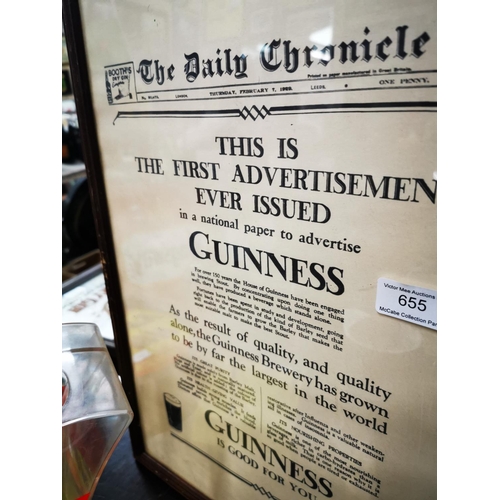 655 - The Daily Chronicle 1929 front cover - This is the first advertisement ever issued in a national pap... 