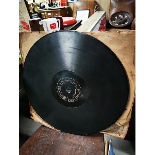 745 - Early 20th. C. Pathe's Concert Disc Shop Display. {50 cm H x 50 cm W}.