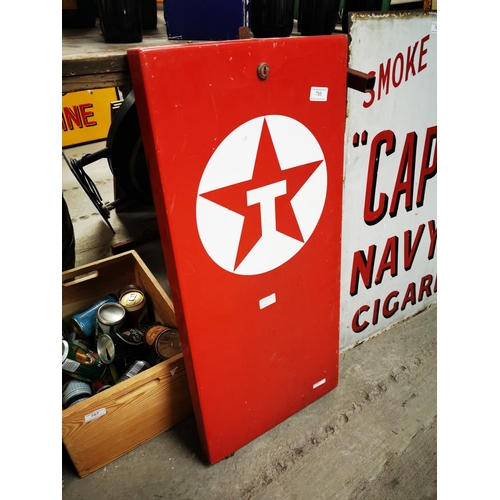 788 - T Advertising Panel. {80 cm H x 47 xm W}.