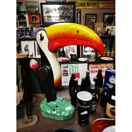 821 - Large composition Guinness Toucan advertising figure {62 cm H x 47 cm W}.