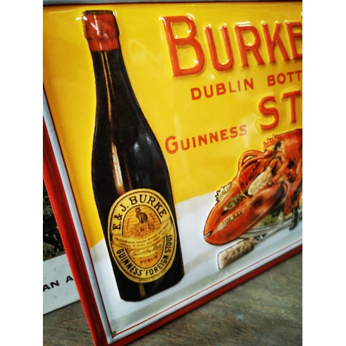 840 - Bourke's Dublin Bottled Guinness stout advertisement