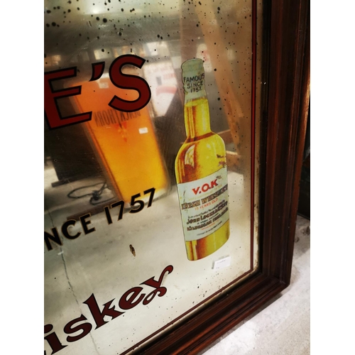 903 - Smoke Will's Gold Flake Cigarettes framed enamel advertising sign. { 14cm H X 104cm W }.