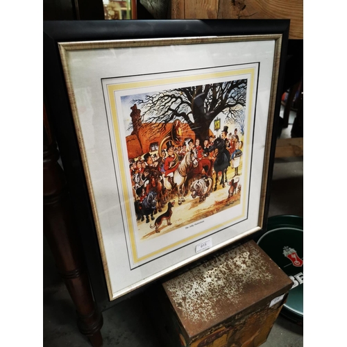 915 - The Jolly Huntsman Guinness advertising print {44 cm H x 40 cm W}.