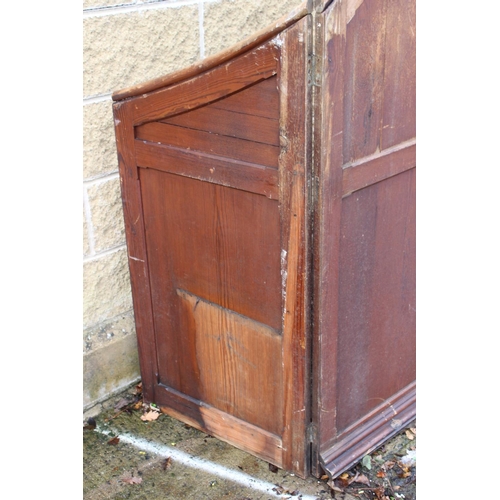 300A - Pair of pine doors {184 cm H x 240 cm W}.