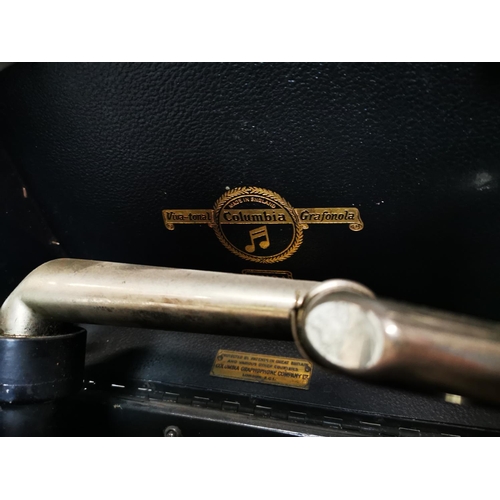 407 - Columbia suitcase Gramophone.