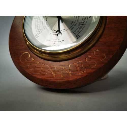 53 - Lovely Day For A Guinness advertising barometer {21 cm Dia.}.