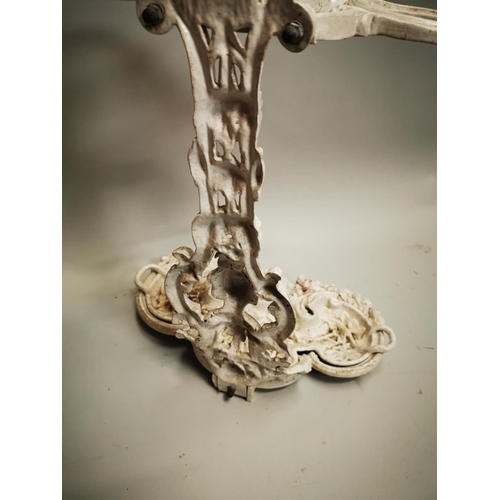 131 - Decorative alloy stick stand {72 cm H x 45 cm W x 26 cm D}.