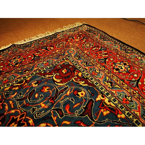 173 - Hand knotted Persian carpet square {387 cm L x 280 cm W}