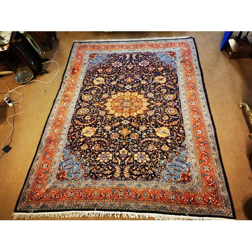 173 - Hand knotted Persian carpet square {387 cm L x 280 cm W}