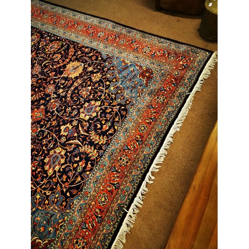 173 - Hand knotted Persian carpet square {387 cm L x 280 cm W}