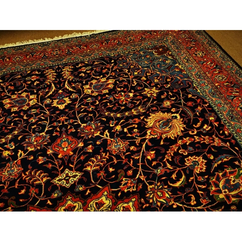 173 - Hand knotted Persian carpet square {387 cm L x 280 cm W}