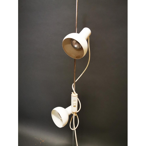 277 - 1970s lamp with spot light shades {130 cm H}.