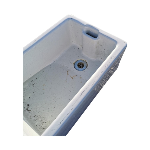 443 - Early 20th C. Belfast sink {26 cm H x 61 cm W x 41 cm D}.