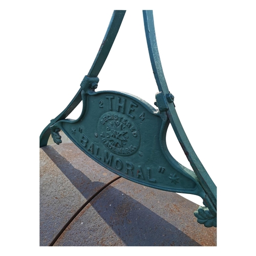 453 - Early 20th C. Balmoral garden roller {154 cm H x 65 cm W x 65 cm D}.