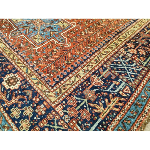 40 - Persian carpet square { 183cm L X 156cm W }.