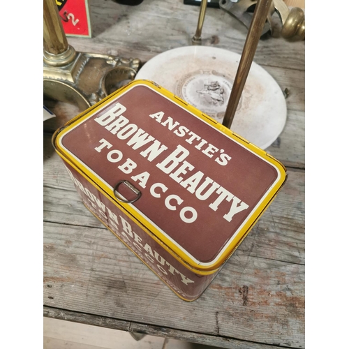 black beauty tobacco Black Beauty Tobacco advertising tin. { 14cm H X 21cm W X 14cm D }