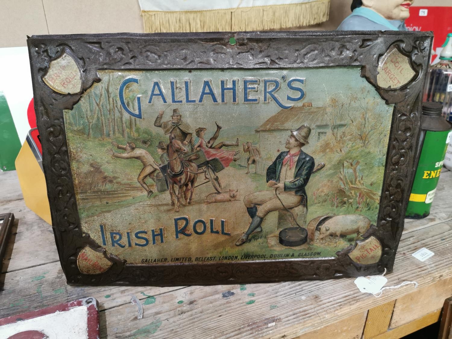 Gallaher's Irish Roll Tobacco Tin Gallaher's Irish Roll Tobacco Tin