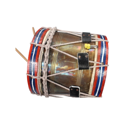 29 - Early 20th. C. brass drum { 36 cm H x 38cm Dia}