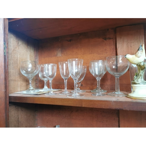 90 - Large collection of miscellaneous wine glasses and others.