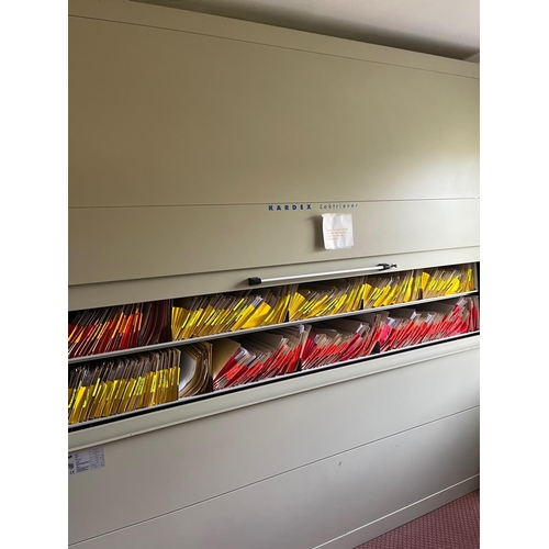 602 - Good quality filing system by LEKTRIEVER, fully serviced and in excellent working condition. SUBJECT... 