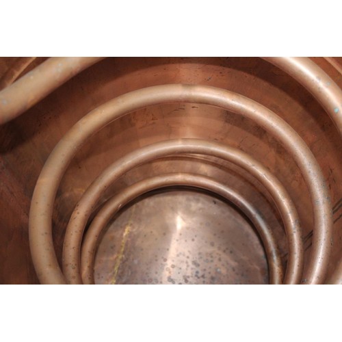 234 - Large copper still {210 cm H x 170 cm W x 90 cm D}.