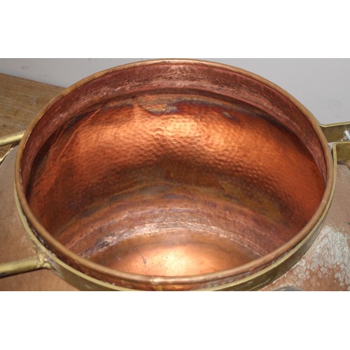 234 - Large copper still {210 cm H x 170 cm W x 90 cm D}.