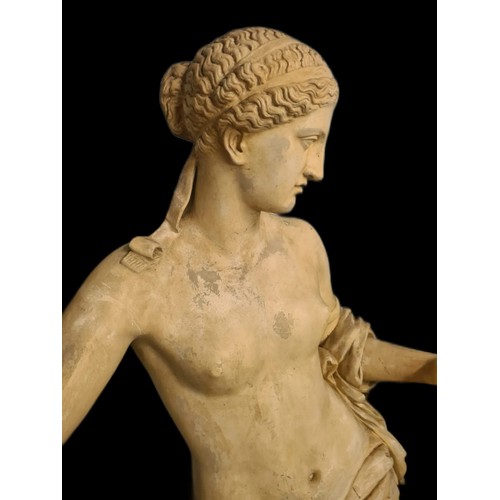 157 - SOLD A200922. Rare 19th. C. plaster statue of Venus of Arles casted from the original marble statue ... 