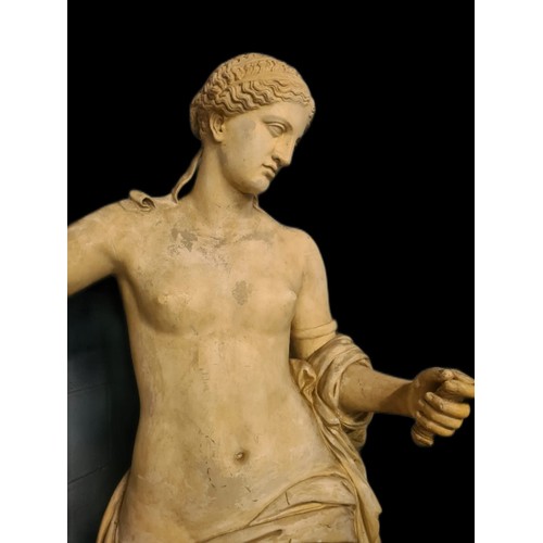 157 - SOLD A200922. Rare 19th. C. plaster statue of Venus of Arles casted from the original marble statue ... 