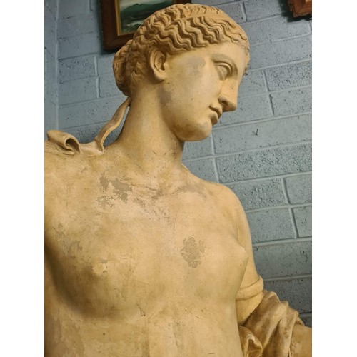 157 - SOLD A200922. Rare 19th. C. plaster statue of Venus of Arles casted from the original marble statue ... 