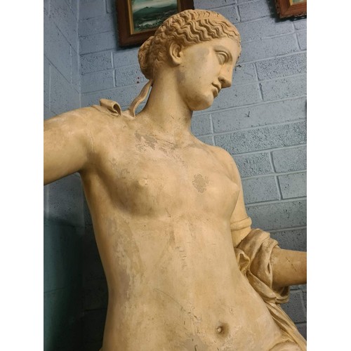 157 - SOLD A200922. Rare 19th. C. plaster statue of Venus of Arles casted from the original marble statue ... 